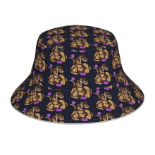 (Ball Royal Python With D20, D4, And D6_9757) Bucket Hat Reversible Reflective for Men Women - UV50+ Sun Protection Double-Sided Fishing Hat with 360 Safety Strips Summer Outdoor