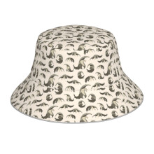 (ANTEATER PATTERN_6249) Bucket Hat Reversible Reflective for Men Women - UV50+ Sun Protection Double-Sided Fishing Hat with 360 Safety Strips Summer Outdoor