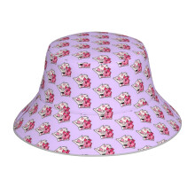 (Angel Dust And Fat Nuggets_9056) Bucket Hat Reversible Reflective for Men Women - UV50+ Sun Protection Double-Sided Fishing Hat with 360 Safety Strips Summer Outdoor