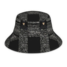 (Anne Lister Code_7588) Bucket Hat Reversible Reflective for Men Women - UV50+ Sun Protection Double-Sided Fishing Hat with 360 Safety Strips Summer Outdoor