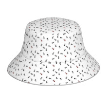 (ANTS!_4028) Bucket Hat Reversible Reflective for Men Women - UV50+ Sun Protection Double-Sided Fishing Hat with 360 Safety Strips Summer Outdoor