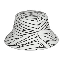 (Anime Ninja Bandage Aesthetic _8448) Bucket Hat Reversible Reflective for Men Women - UV50+ Sun Protection Double-Sided Fishing Hat with 360 Safety Strips Summer Outdoor