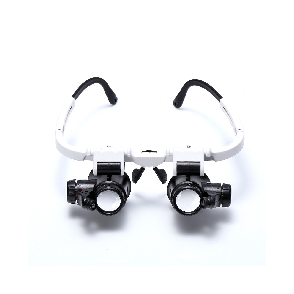Sem Marca Light 8X15x23x Double Eye Repair Illuminated Magnifying Glass Led