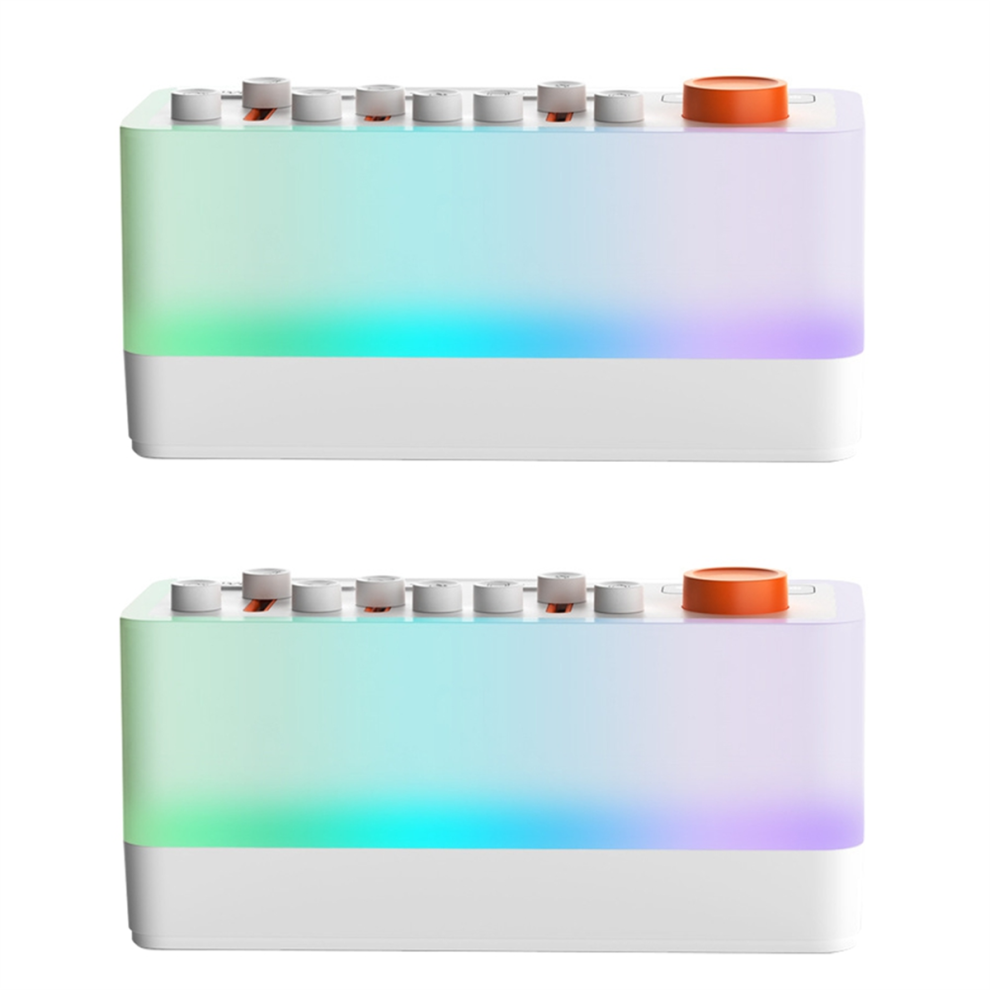 Sem Marca White Portable Sleep Aid Sound Machine Noise Machine Speaker