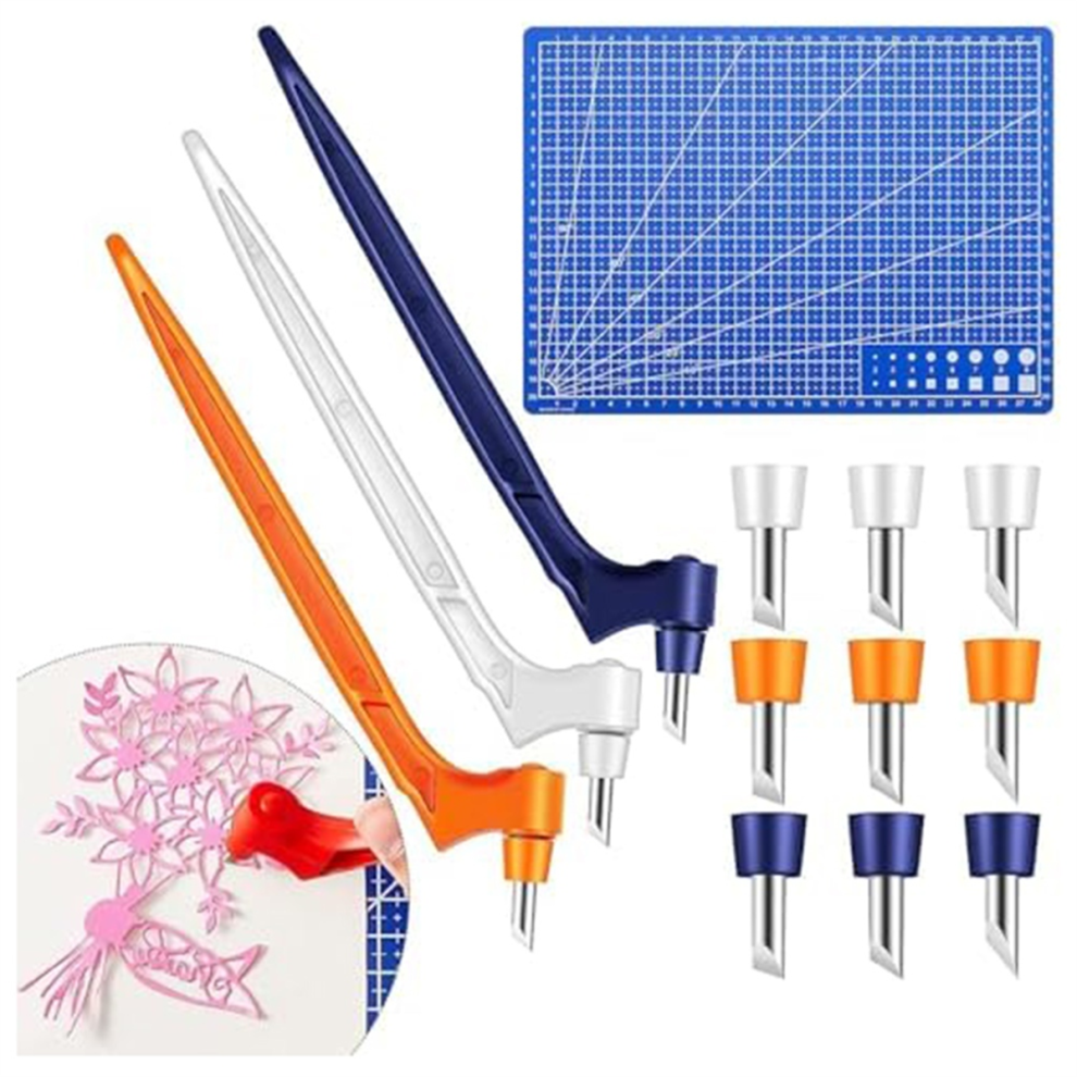 Sem Marca Craft Cutting Tools Set 360 Rotating Gyro Cutting Tool B
