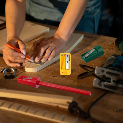 18 kpl Carpenter kynän teroitin Kompakti manuaalinen kynän teroitin 1