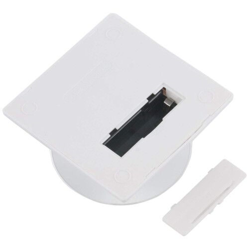 White Solar/Battery Powered Rotating Stand Product Display 2