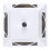 White Solar/Battery Powered Rotating Stand Product Display 4