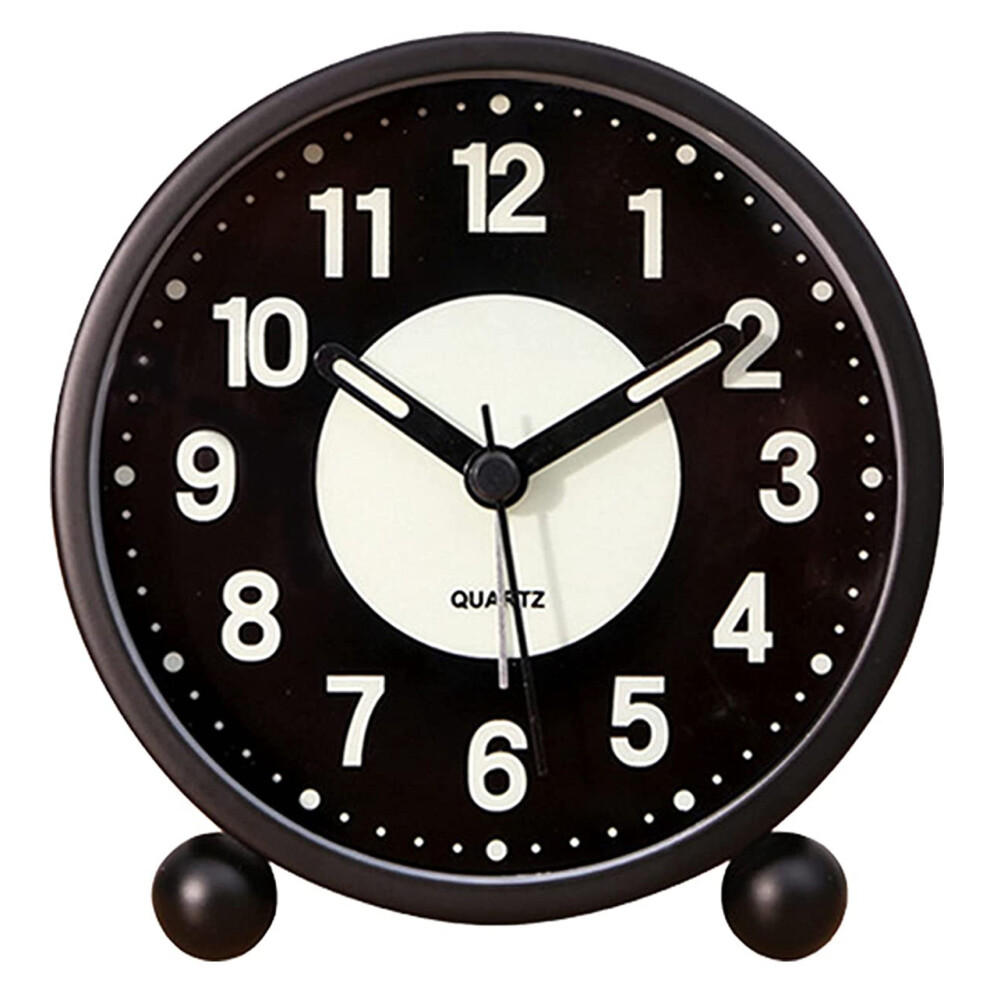 Ergonomie Ohne Grenzen Alarm Clock Luminous 4 Inchround Silent With Loud Alarm For Bedroom