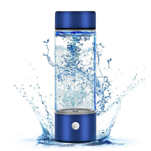 Hydrogen Water Generator,Rechargeable Hydrogen Water Bottle-Blue