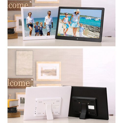 Ψηφιακό πλαίσιο εικόνας 15,4 ιντσών HD 1280X800, Μαύρο, βύσμα ΕΕ 1