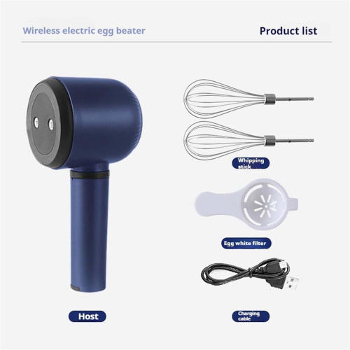 Sladdlös handmixer med dubbelsticksvisp 1