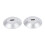 Adhesive Security Plate with Slot for Lock Down Laptops(Silver 2Pack) 1