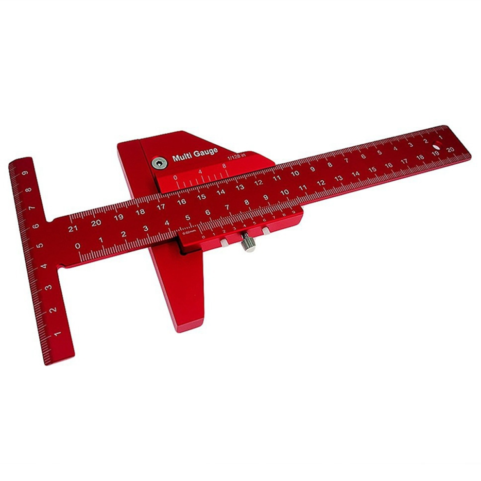 Woodworking Scribe Metric Inch Ruler Measuring Tool-A 4851707224390