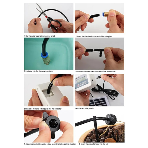 Garden Smart Automatic Watering Device Solar Charging 2