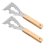 σε 1 Εργαλείο καθαρισμού, 2 τμχ ξύστρες χρωμάτων από ανοξείδωτο χάλυβα 1