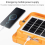 LED Solar FloodLight 1500W Rechargeable Emergency Camping Light 1500W 2