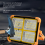 LED Solar FloodLight 1500W Rechargeable Emergency Camping Light 1500W 6