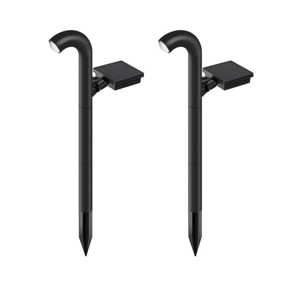 Lot de 2 lampes solaires d'extérieur pour éclairage de route et de paysage, étanches