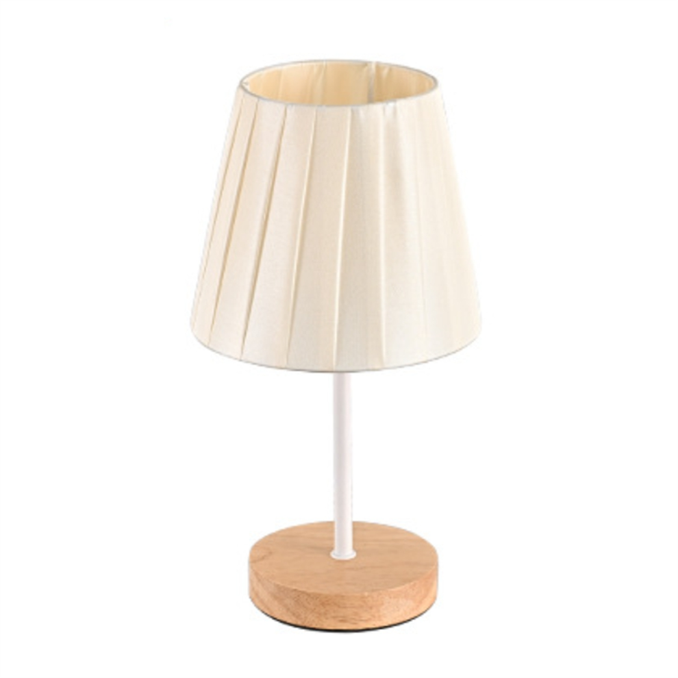 Lampe de bureau LED 3 W, lampe de table en bois, alimentée par USB