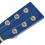 Guitarra de 6 cordas Basswood de 23 polegadas, 12 trastes, para iniciantes (azul) 4