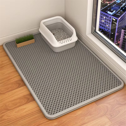 Cat Litter Mat Double Layer, Waterproof & Urine Proof, Scratch Pad 1