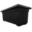 2 x Sovereign Trough Slate Grey 70cm Lightweight Plastic Planter 2