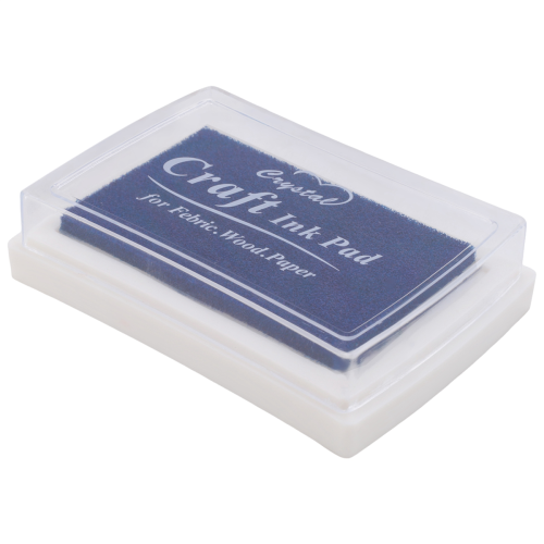Blue Ink Pad Inkpad Rubber Stamp Fingerprint Craft Non- 2