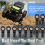10 τμχ Μεταλλικός σύνδεσμος M3 Link End Ball Link για 1/10 RC Car, Μαύρο 7