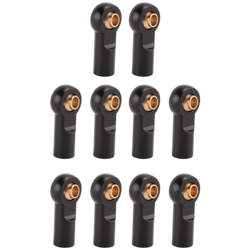 10 τμχ Μεταλλικός σύνδεσμος M3 Link End Ball Link για 1/10 RC Car, Μαύρο 2