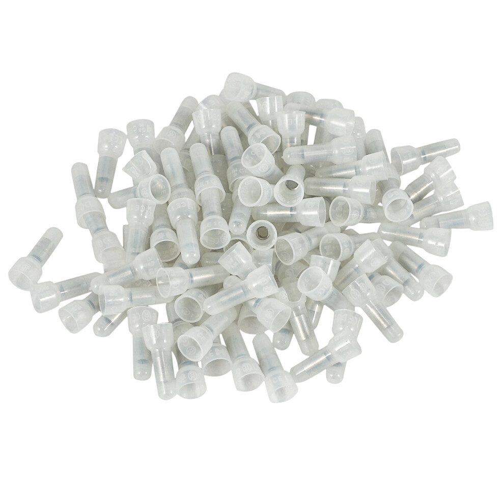 100Pcs Closed End Cap Connectors Wire Crimp Terminal 16-14 Awg 4851707254489