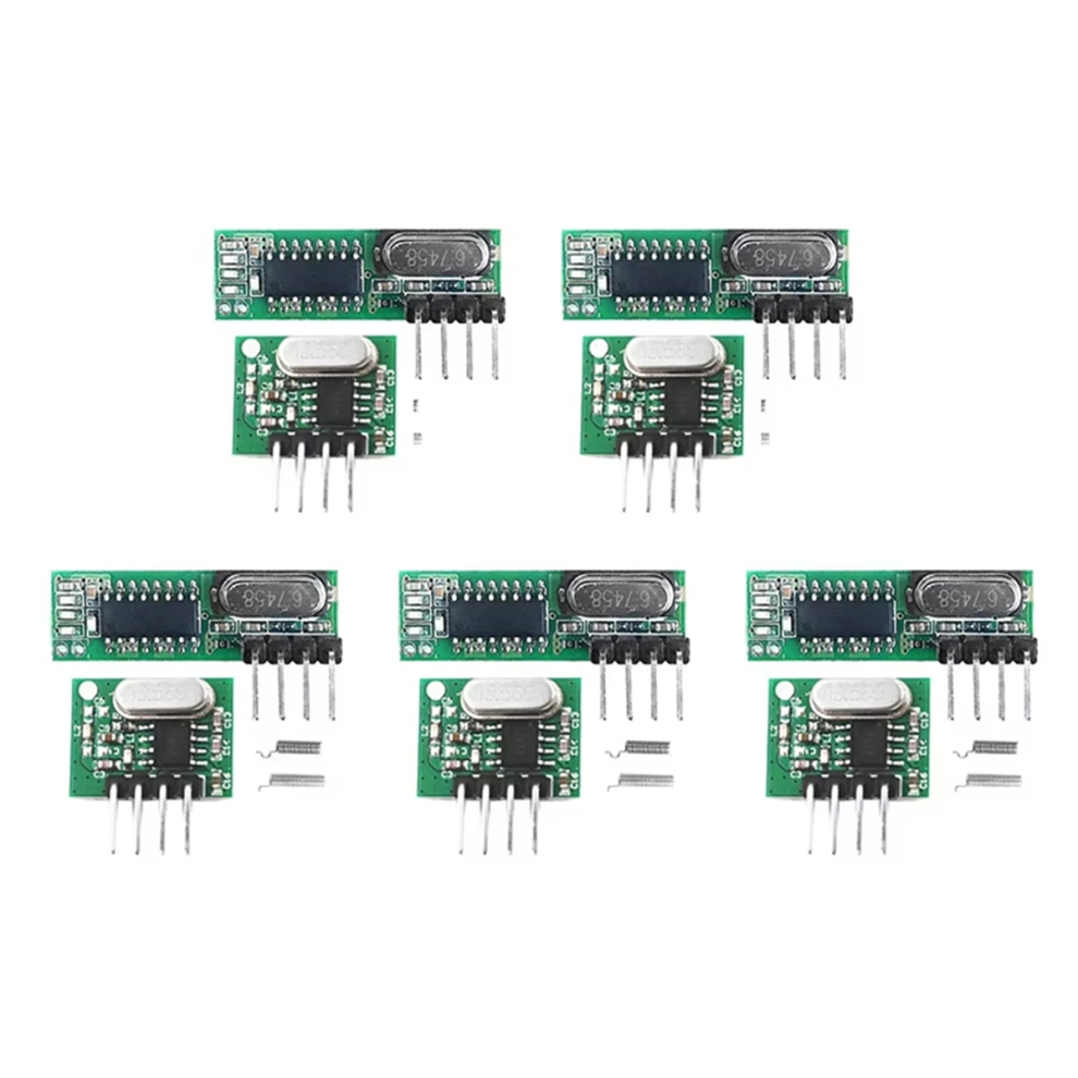 433 Mhz Superheterodyne Rf Receiver And Transmitter Module 4851707254755