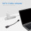 Καλώδιο προσαρμογέα CD/DVD φορητού υπολογιστή USB 3.0 σε 7+6 13 ακίδων Slimline SATA 4