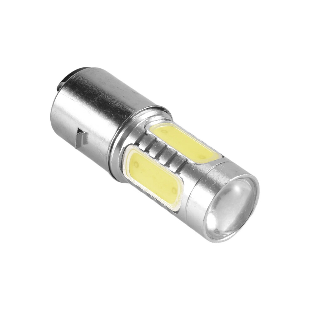 12V Ba20d H6 4 Cob Led Bulb For Moped Atv Head White/Light 4851707258937
