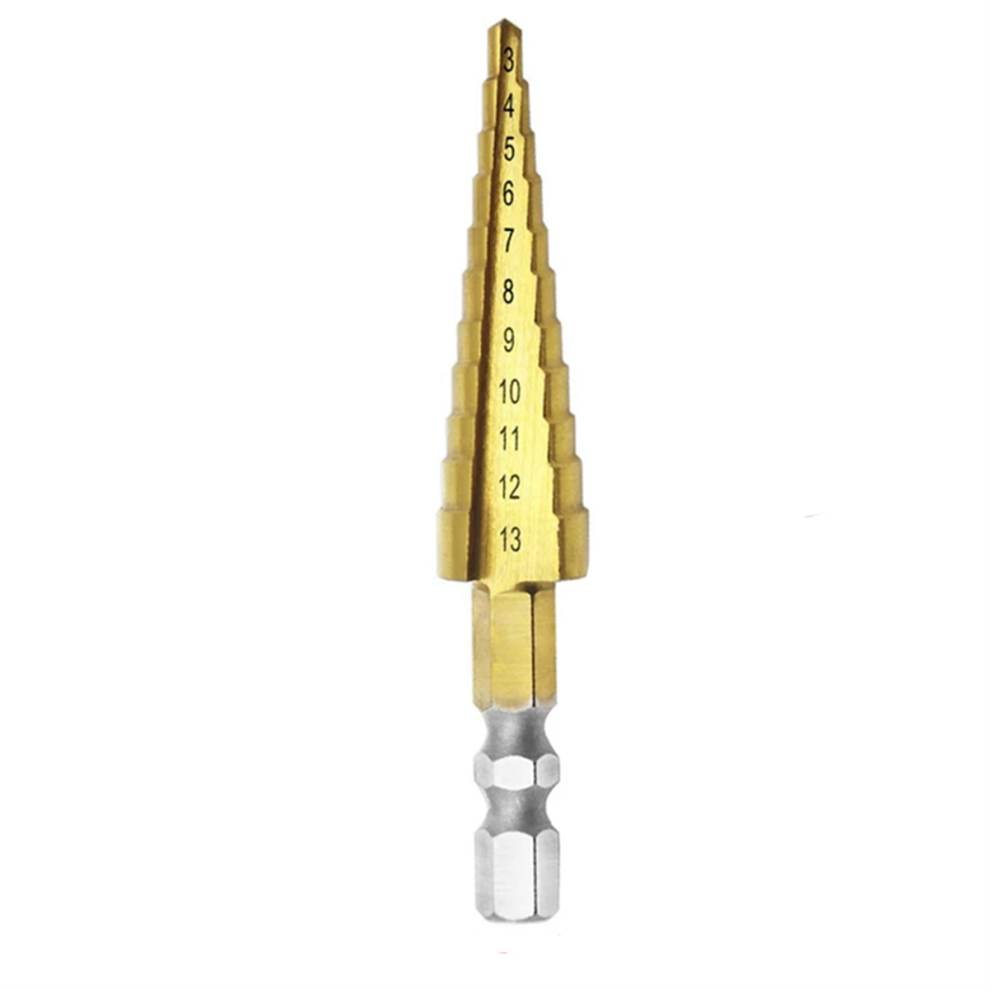 3-13Mm Hss Straight Groove Step Drill Bit 4851707257398