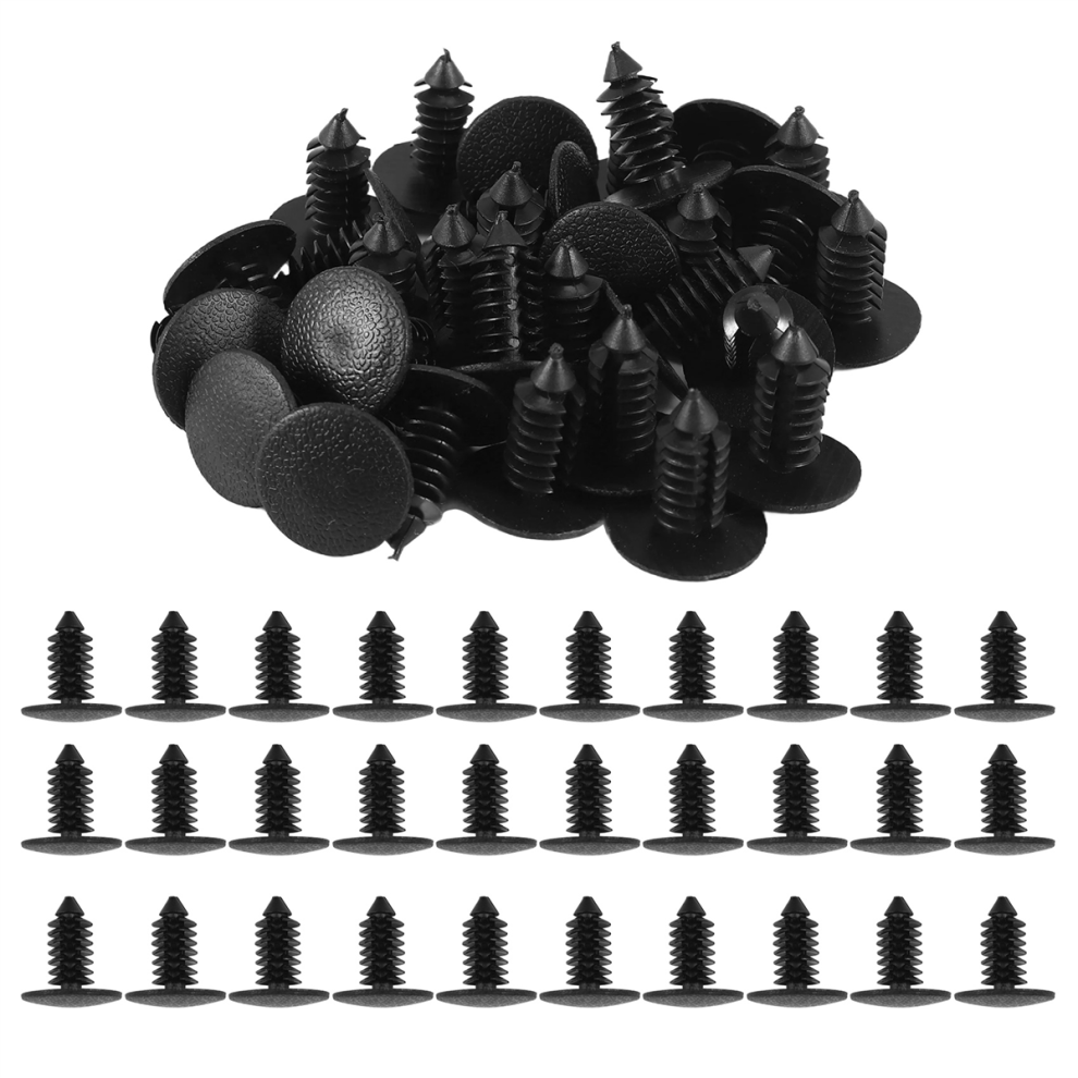 30Pcs 9Mmx8mm Hole Plastic Car Tree Clips Rivets Retainer 4851707264310