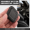 For Car Headrest Button Decorative Frame Black 5