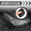 For Car Headrest Button Decorative Frame Black 7