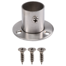 Staffa di supporto per asta di sospensione per tubo da 22 mm di diametro per guardaroba