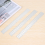 3 Pieces 8.4 Inches Metal Irregular Edges Ruler for Card Making Tools 6