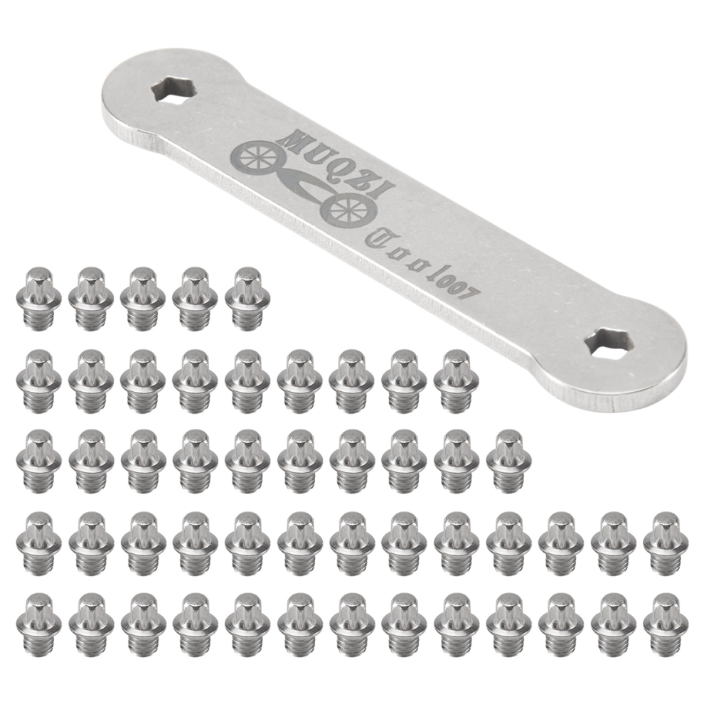 50Pcs Pedals Bolts Fixed Screw Non-Slip With Wrench Tool 4763603067738