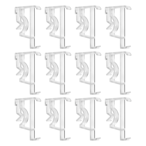 Clear Blind Clips 2 ιντσών για Valance, Hidden Valance Clips (12 Pieces) 2