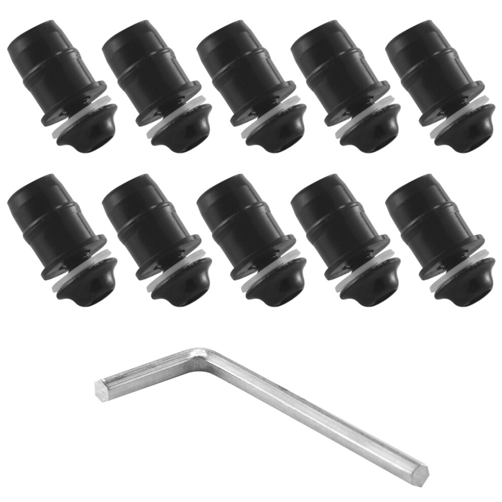 10Pcs/Set M5 Bolts Metric Rubber Well Nuts Windscreen Fairing Cowl 4763603074576