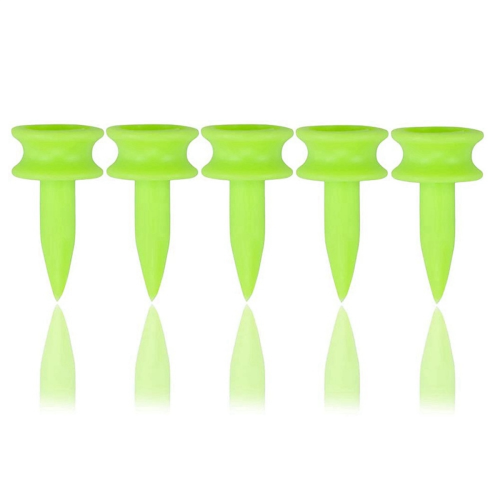 Golftees 0,86 tum 100-pack plastgolftees (gröna)