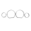 Car Front Instrument Trim Frame Speedometer Dial Ring Bezel for 1
