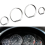 Car Instrument Trim Frame Speedometer Dial Ring Bezel for 2
