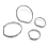 Car Instrument Trim Frame Speedometer Dial Ring Bezel for 4