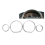 Car Front Instrument Trim Frame Speedometer Dial Ring Bezel for 2