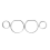 Car Front Instrument Trim Frame Speedometer Dial Ring Bezel for 5