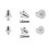 Μπότες ποδοσφαίρου Spikes M5 ποδοσφαιρικά καρφιά 13mm 5